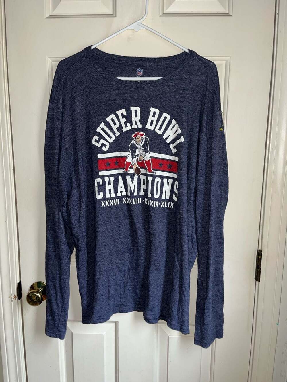 New England Patriots Super Bowl Champions Season Ticket Member Long Sleeve T-Shi